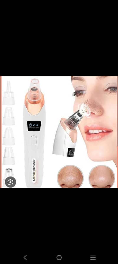 professional black head removal machine  working
