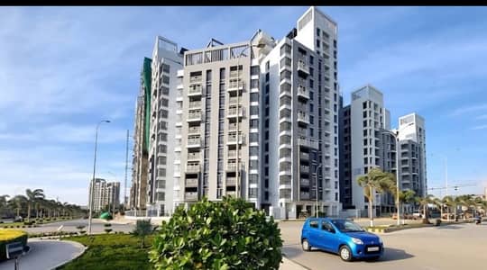 Naya Nazimabad Globe Residency FL-08 | Luxury 3 Bed DD Apartment For Sale Fl-08 10th Floor Main Boulevard west open corner park face for Sale