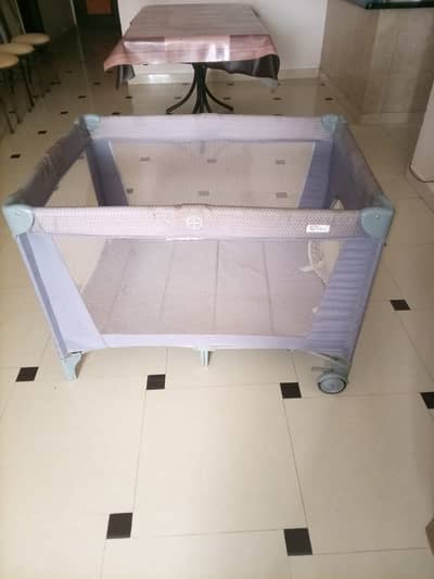 Branded Baby Cot with Diaper Changer – Excellent Condition!