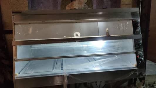 HOT Case with It's Double sides Steel Table etc. cheese crusher