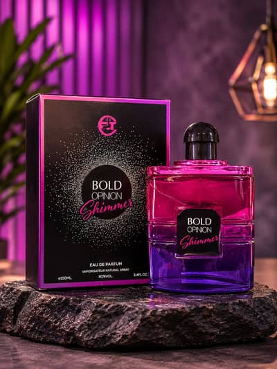 Bold Opinion Shimmer Eau De Parfum 100ml | Long Lasting Perfume for M