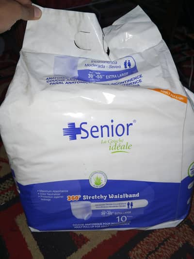 Senior XL Adult Diaper Pants 10pcs | Unisex Patient Care Diapers