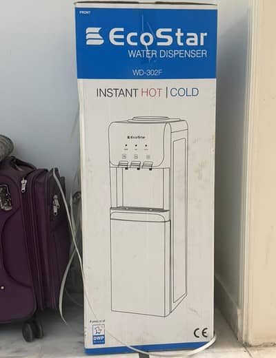 EcoStar Water Dispenser (WD-302F) With Fridge – Brand New / Open Box