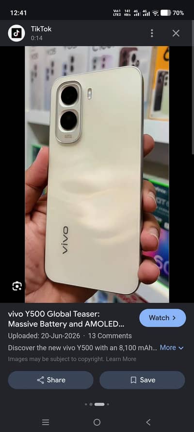 y500 8/128 gb no active just box open.