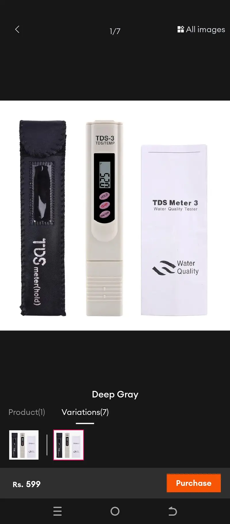 TDS-3 Digital Water Quality Test Pen For Aquarium. — photo 2