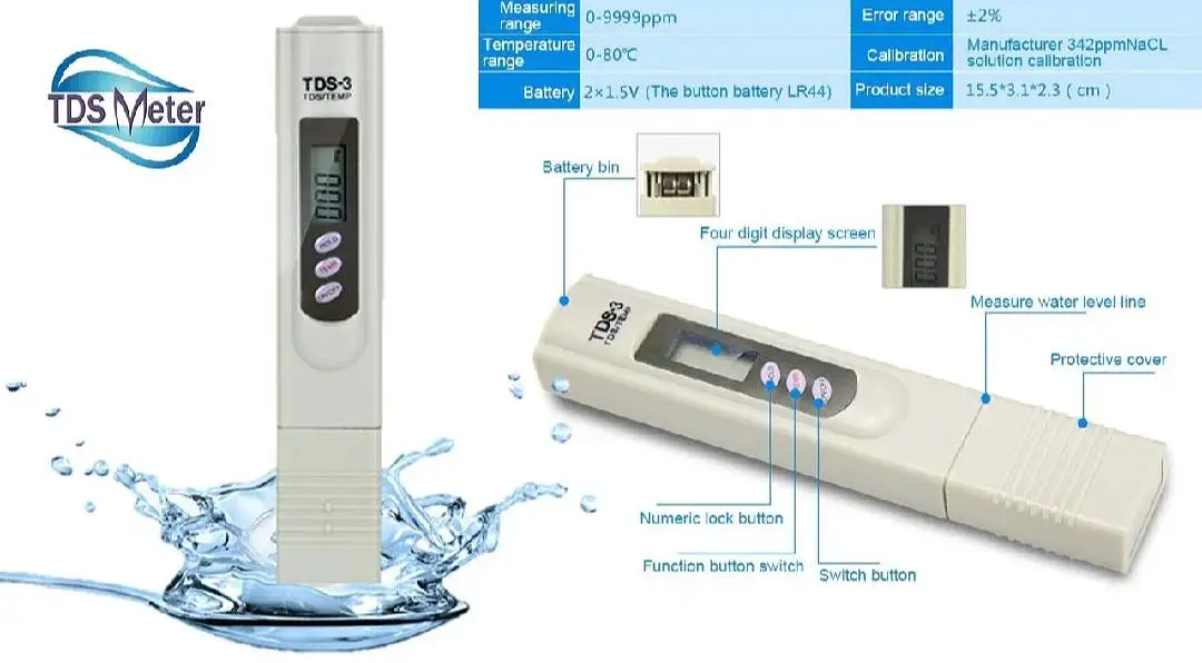 TDS-3 Digital Water Quality Test Pen For Aquarium. — photo 3