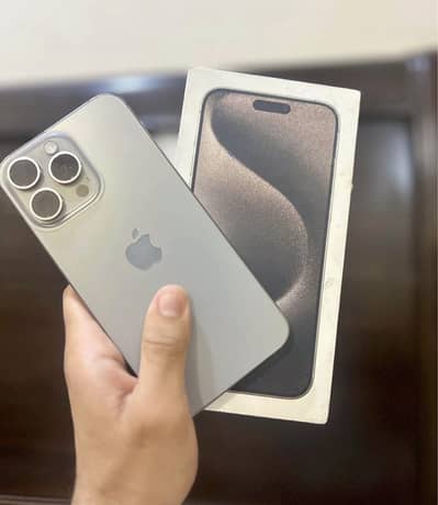 Apple iPhone 15 Pro Max JV titanium color
