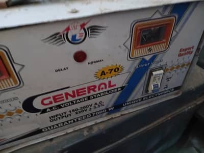 General 7000W AC Voltage Stabilizer (Model A-70) - Excellent Condition