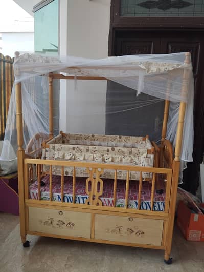 Wooden Baby Cot