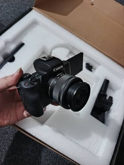 Canon M50 with 45 mm lens