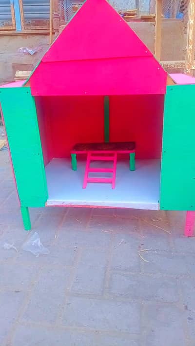new wooden mandir