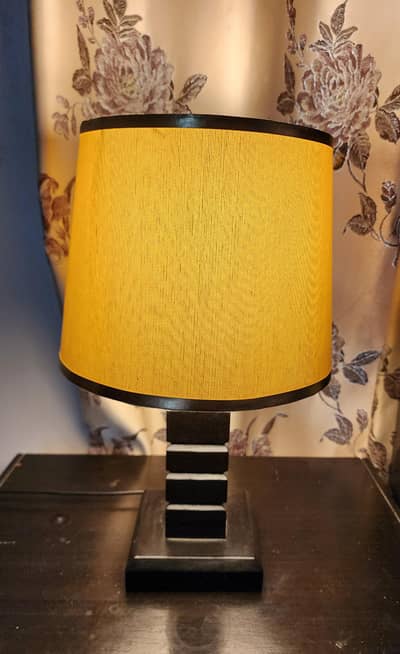 2 Wooden Table Lamps