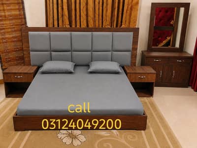 low profile bed set with dressing