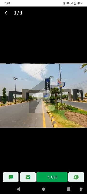 7 Marla Corner Plot Facing Park For Sale