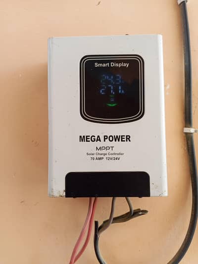 MPPT 70 amp and solar panel stand duel plate For sale