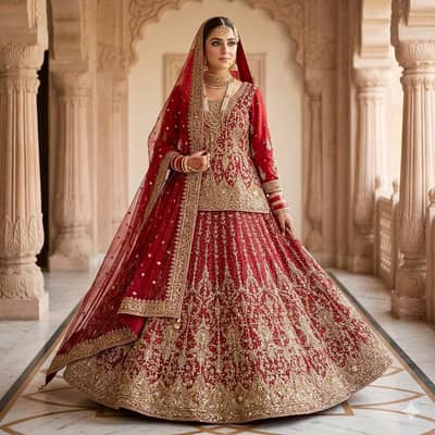 Bridal lehnga / Wedding Dress/ Just one time used