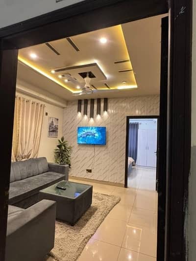 One Bedroom fully furnished luxury apartment available for rent Prime location: Gulberg Greens Islamabad