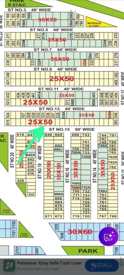plot for sale CDA sector i-12/4 Islamabad
