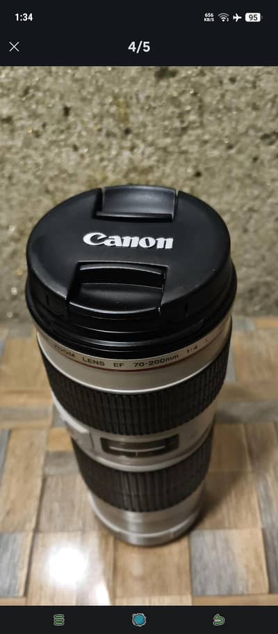 Canon ultrasonic lens