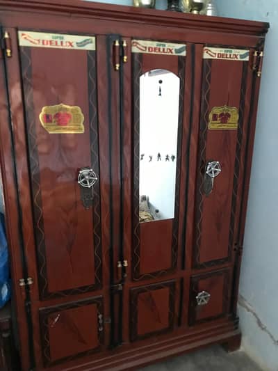 Brown Iron Wardrobe