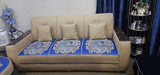 5 seater Sofa set and 3 seater Deewan