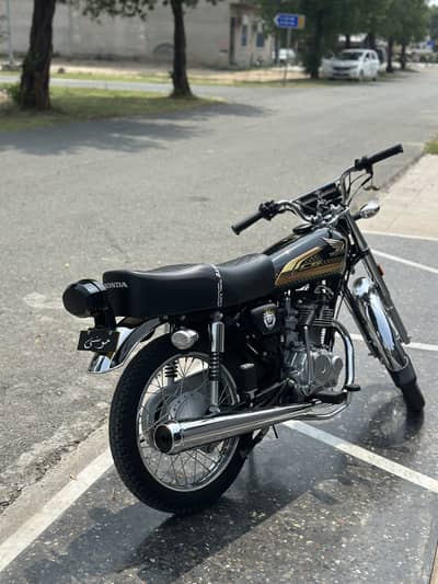 Cg 125 chrome silencer for sale