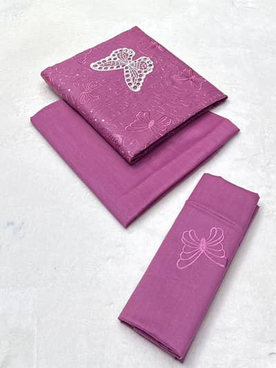BUTTERFLY EMBROIDERY PRINT 