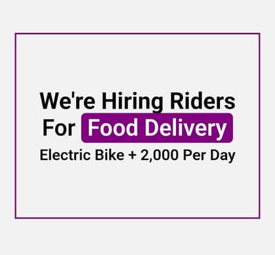 Food Tiffin Delivery Riders Required