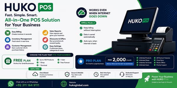 HUKO POS - Cloud Based POS System