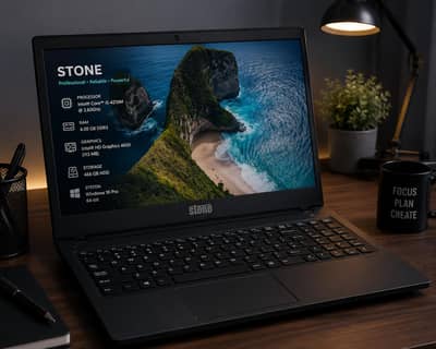 Stone lapto  Intel i5 4th Gen 4GB RAM 500GB HDD Window 10pro
