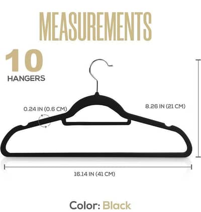 Velvet Hanger Pack Of 12