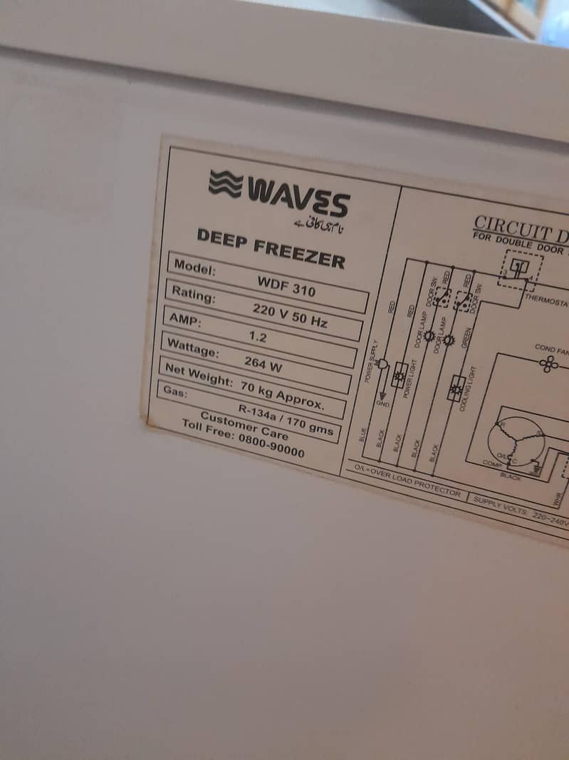 Dawlance Deep Frezer Almost new 4