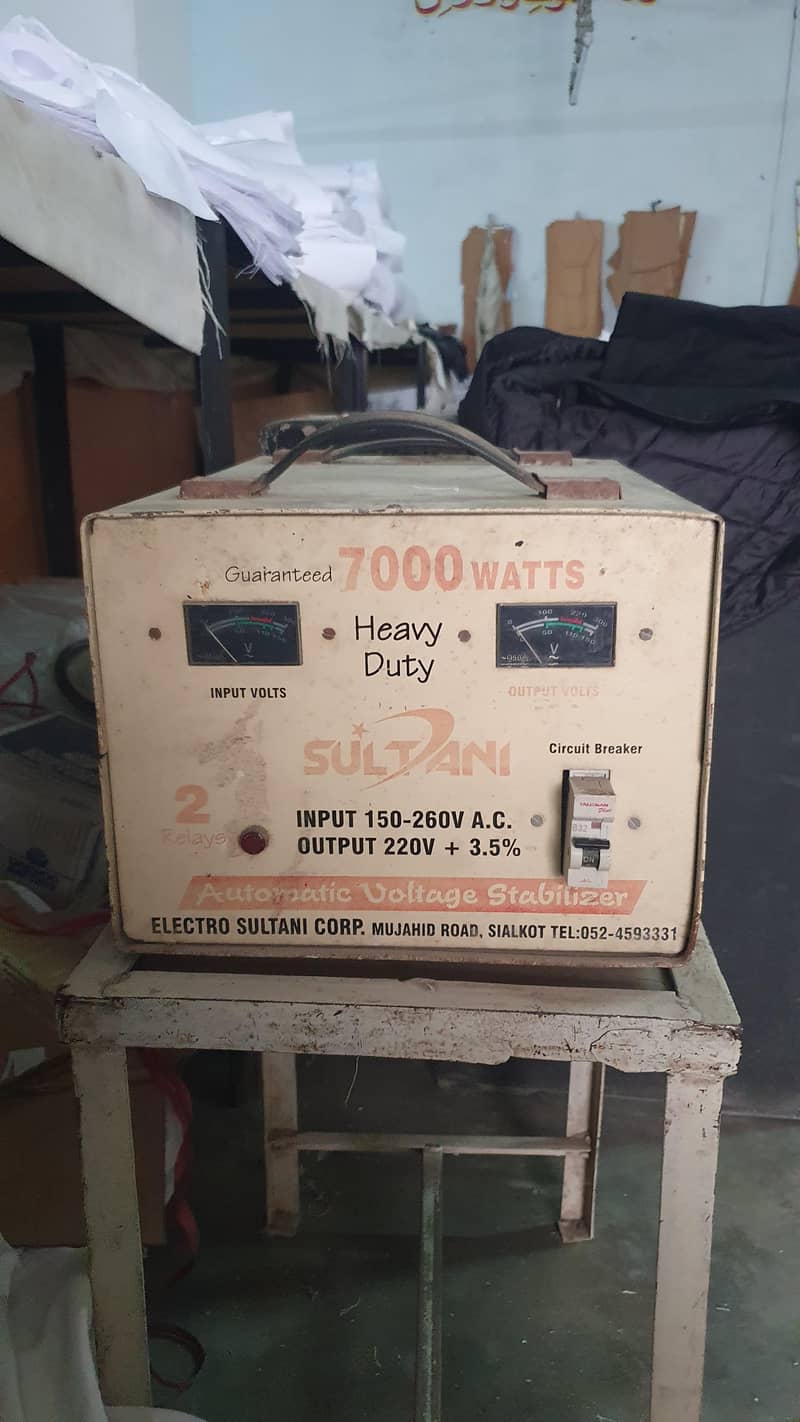 stabilizer Automatic Voltage 7000 w 0