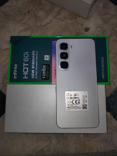 Infinix Hot 60i | 6+6 Extended RAM | 128 GB storage | Warranty 27/9/26