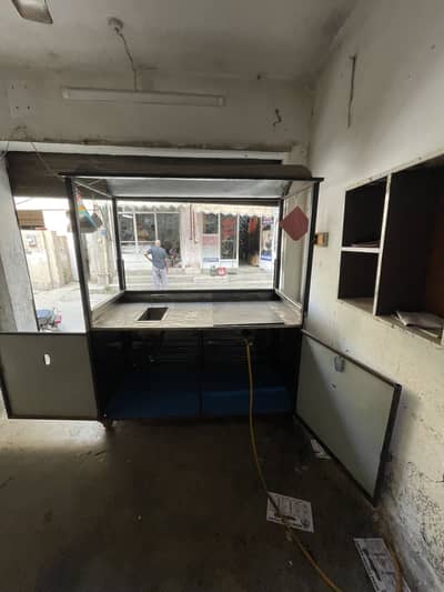 Steel counter for fries samosa and burger shawarma
