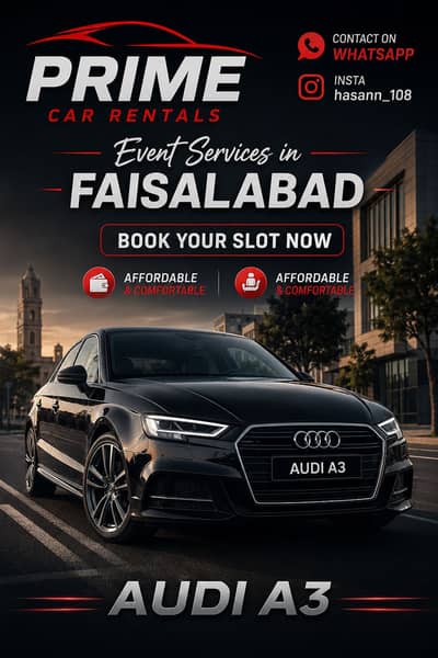 Audi A3 Available In Faisalabad