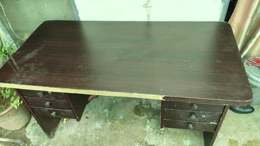 Office Table + Chair Rough Condition