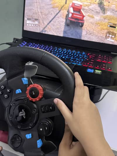 Logitech G29 Wheel, Gear and Padel's