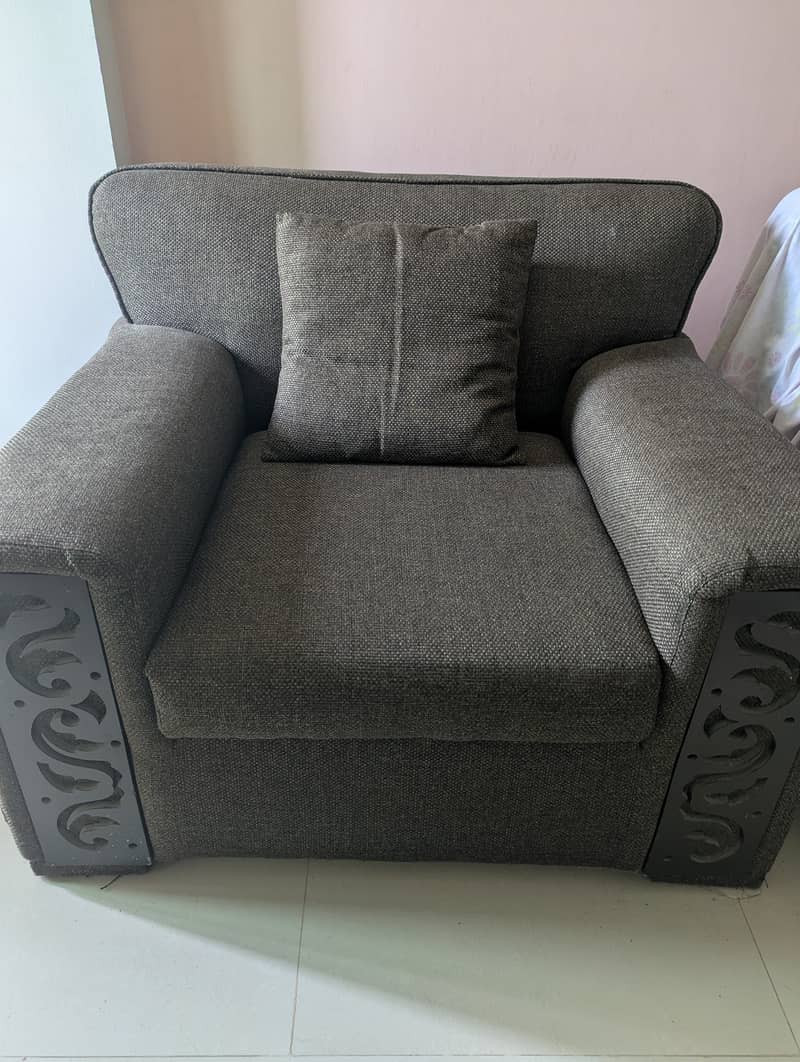 Sofa Set with 2 Tables 1