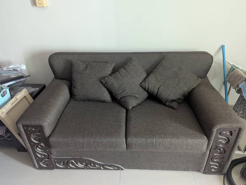 Sofa Set with 2 Tables 3