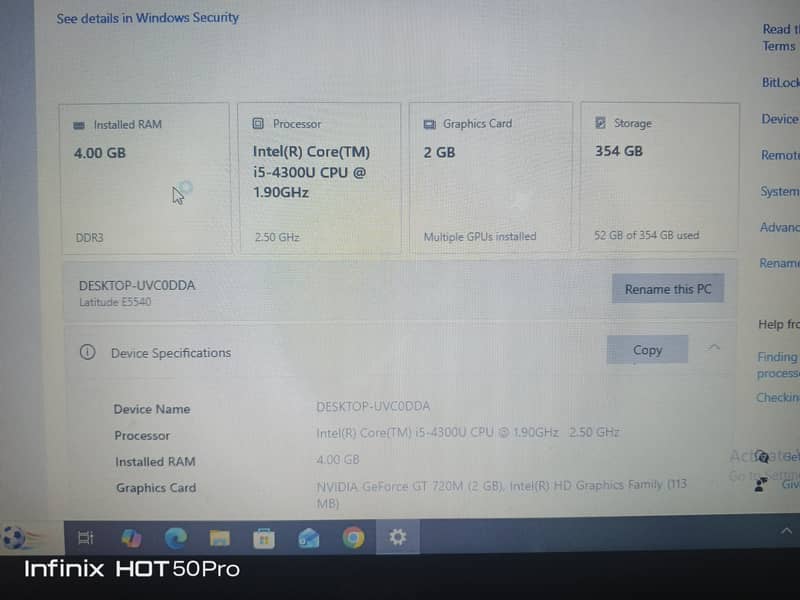Dell laptop model E5540 3