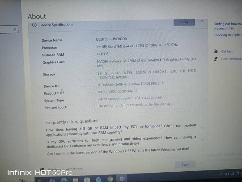 Dell laptop model E5540 4