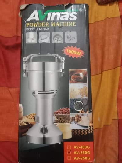 Avinas Powder Machine like new condition 350 gram capacity,