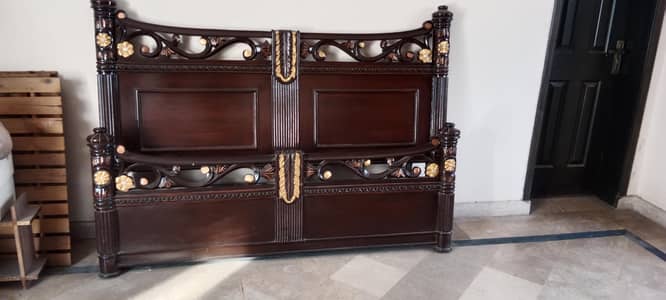 Wooden Bed Only