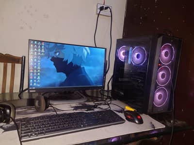 gaming PC with Ryzen 5 7500f and rtx 3080 palit oc
