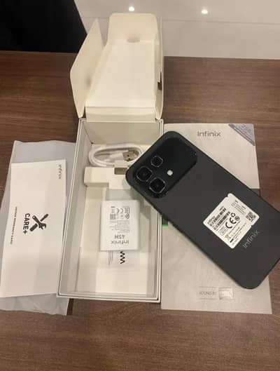 infinx note 60 8+8 255 gb 10 months warnty completely box