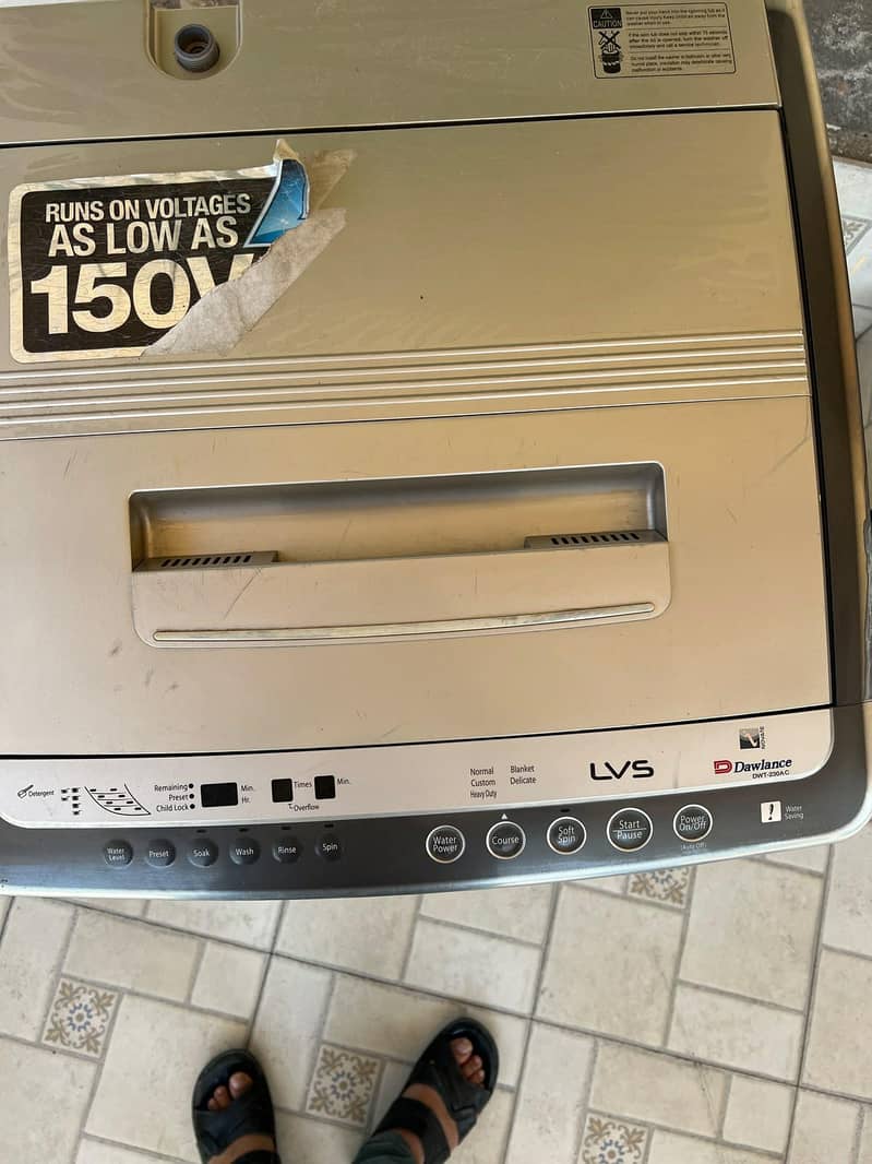 Dawlance model 230 washing machine fully automatic 6