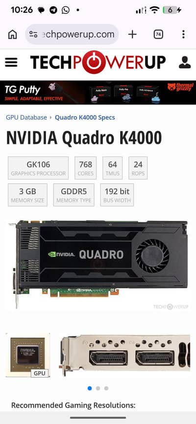 nvidia quadro k4000