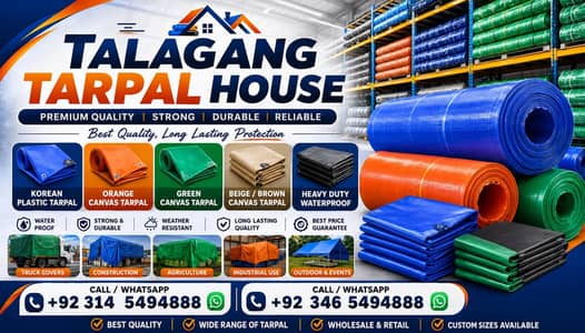 canvas tarpal | korean tarpal | Tent | Tarpal | Water proff Tent | ISL
