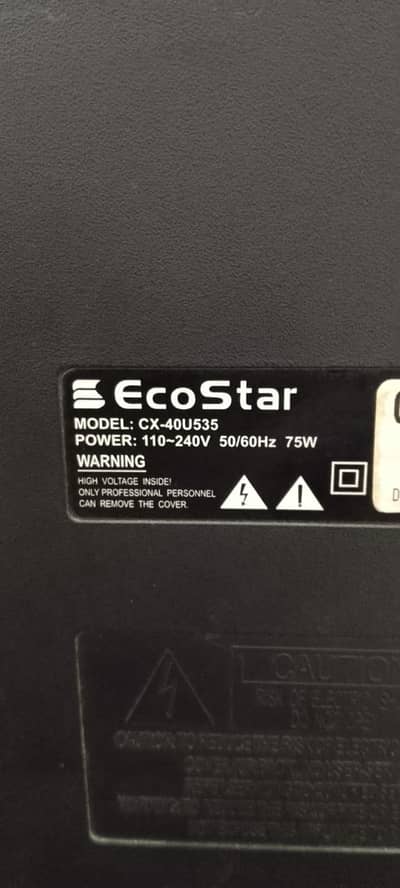ECHO STAR 40 INCH LED TV.